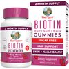 MaryRuth's Biotin Gummies | Sugar Free | Vegan | Non-GMO | 2,500 mcg Biotin Supplement | Hair Skin and Nails Vitamins | Hair Growth Vitamins | Hair Growth Supplement | 60 Count