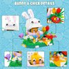 Nubee Easter Bunny Chick Building Sets, Cute Rabbit Easter Basket Stuffers Toy Gift for Teens Kids Boys and Girls Age 6+(400PCS)