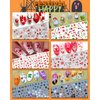 IDDFEVE 30 Sheets All Holiday Nail Art Stickers, Variety Pack Seasonal Nail Decals, Self-Adhesive Colorful Design for Daisy Flowers Butterflies Star Halloween Christmas