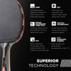 STIGA Talon Ping Pong Paddle - 6-Ply Ultra-Light Blade - 2mm Tournament-Approved Sponge - Flared Handle for Enhanced Control - Competitive Table Tennis Racket for Family Fun