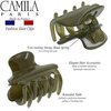 Camila Paris CP3556 French Hair Clip for Women, Small, Green 1.5 Inch Girls Hair Claw Clips Jaw Fashion Durable Styling Hair Accessories for Women, Strong Hold No Slip Grip, Made in France