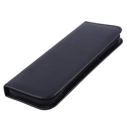 PU Leather Zipper Scissors Bag Pouch Box Hairdressing Scissors Tool Bag Hair Shear Scissors Bag Barber Pouch Cases Holster for Hairdressers