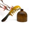 Natural Buffalo Horn Comb, Anti-Static Handmade Pocket Hair, Beard and Fine Tooth Comb, Gift for Men, Women, Mom, Dad, Wife, Daughter - Mothers Day, Birthday (Style C)