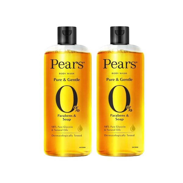 Pears Pure and Gentle Shower Gel, 250ml (Pack of 2)