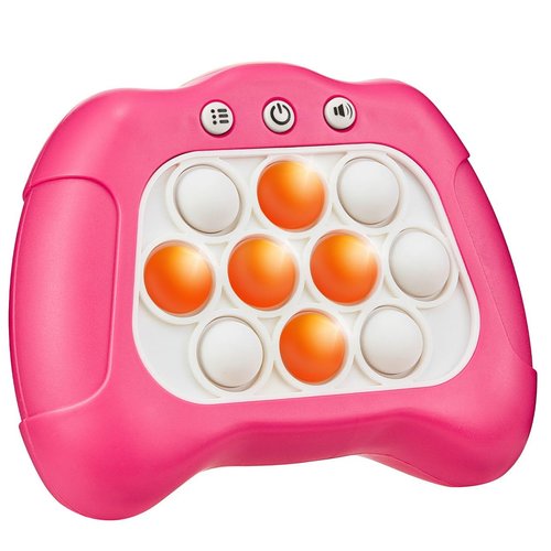 Acvens Fast Push Game,4 Mode,Sensory Toys,Fast Puzzle Game,ADHD,Pop Fidget Toys for Kids Age 6-12,Birthday Gifts for Girls and Boys (Dark Pink)