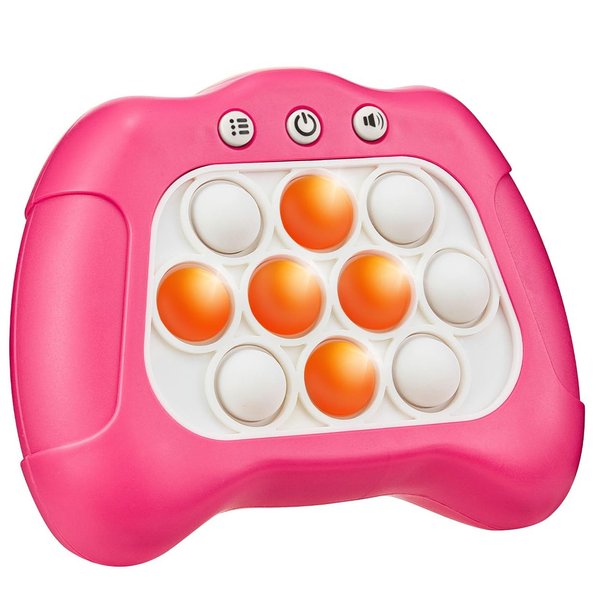 Acvens Fast Push Game,4 Mode,Sensory Toys,Fast Puzzle Game,ADHD,Pop Fidget Toys for Kids Age 6-12,Birthday Gifts for Girls and Boys (Dark Pink)