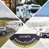 Sun Company Lev-o-gage Sr. Inclinometer and Tilt Gauge - Level for RV, Trailer, Camper, or 5th Wheel | Made in USA Leveling Gauge with High-Bond Adhesive