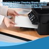 50 PCS Printer Cleaning Sheets Copier Cleaning Sheets Fax Printer Cleaning Sheets Laser Printer Cleaning Sheet Inkjet Printer Cleaning Sheet for office Inkjet Laser Copier (Letter 8.5" x 11")
