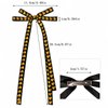 6PCS Halloween Hair Bow Clips With Long Tails Hair Accessories for Women