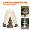 SOKINGCOVER Garden Fountain Cover 36"x42" Weatherproof Fountain Cover for Winter 420D Waterproof Oxford Cloth, Weather Resistance