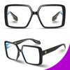 VISOONE Oversized TR90 Blue Light Blocking Glasses Fashion Accessories Non Prescription for Women Harvard
