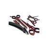 Professional Haircutting Barber Scissors and Sheers with Straight Edge Razor Set