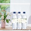 32pcs Greenery Thank You for Celebrating Water Bottle Labels, Neutral Greenery Floral Wedding/Bridal Party Stickers, Love Laughter and Happily Ever After Water Bottle Lables for Wedding