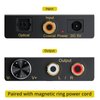 PROZOR DAC Converter 192Khz Digital to Analog Audio Converter with Volume Control Support 5.1CH DTS Dolly-AC3 Coaxial SPDIF Toslink Optical to RCA Converter for HDTV Blu-ray DVD PS3 Home Cinema System