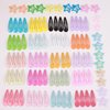 Starneey 100 Pcs Hair Clips Cute Hair Clips Girl Mini Metal Snap Hair Clips Barrettes Candy Color Small Hair Pins Hair Accessories for Kids, Baby, Teens, Toddlers, Women