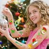 76Pcs Christmas Decorations Temporary Tattoos for Kids Merry Christmas Party Favors Stocking Stuffer Christmas Eve Gift Xmas Tree Lights Santa