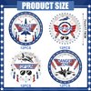 48Pcs Fighter Jet Pilot Birthday Party Paper Plates for Airplane Aviation Party Supplies 7" Fighter Jet Pilot Themed Birthday Party Disposable Plates for Kids Birthday Baby Shower Party Decorations