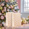 BLUE PANDA 24 Pack Gold Foil and Pink Paper Bags for Kids Birthday, Girls Baby Shower, Wedding Themed Party Favors (5.5 x 8.6 x 3 In)