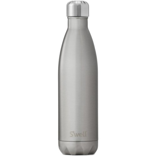S'well Stainless Steel Water Bottle, 25oz, Silver Lining, Triple Layered Vacuum Insulated Containers Keeps Drinks Cold for 48 Hours and Hot for 24, BPA Free, Perfect for On the Go