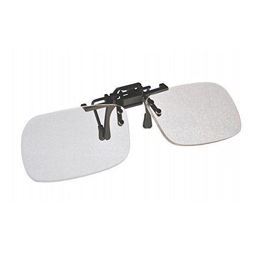 Magna-flip Clip on Flip up Magnifiers, 3.50 Power Converts Distance Glasses and Into Reading and Computer Glasses