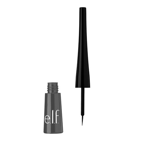 e.l.f. Expert Liquid Liner, High-Pigmented, Extra-Fine Liquid Eyeliner For Precise Definition, Long-Lasting, Vegan & Cruelty-Free, Jet Black, 0.14 oz, 2 count(Pack of 1)
