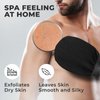 GUARD&MARINE Exfoliating Korean Bath Mitts (Tirkish Kessa Gloves) for Body Scrub, Dead Skin Removal and Deep Cleansing - Set of 2 pcs