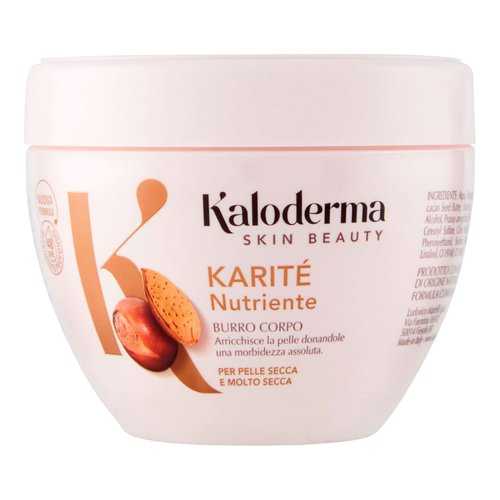 Kaloderma Body Butter in Jar 300 Ml. (10.14 Fl. Oz.) Nourishing Shea [Italian Product]