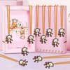 KeeStar 24 Pack Monkey Necklace Party Favors for First Birthday, Wild Animals Lover, Baby Shower Goodie Bag Fillers, School Carnival Rewards, Photography Props, Home Decorations, Classroom Prize