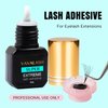 VAVALASH Eyelash Extension Glue Lash Extension Adhesive 1 Sec Drying Time Bond Lash Glue Long Lasting Black Eyelash Glue Professional Lash Artist Use Only (Super,5ml)