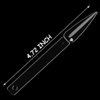 100pcs GOGOONLY Nail Display Sticks Transparent Stiletto Tips Nail Art Display Chart Fan Board Acrylic False Tips Practice Tool Nail Polish Sample Color Showcase With Ring (100 pcs - Clear)