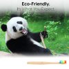 5pcs Lot Natural Bamboo Toothbrush Biodegradable Toothbrush with Soft Fibre Made with Rainbow Nylon Infused Bristles in Recycled Packing