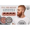 Viking Revolution Mustache Wax 2 Pack - Beard & Moustache Wax for Men - Strong Hold Helps Train Tame & Style (Citrus & Sandalwood, 2 pack)