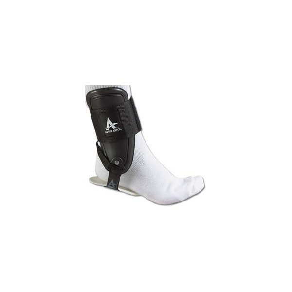 Active Ankle T2 Ankle Brace, Black Ankle Support for Men & Women, Ankle Braces for Sprains, Stability, Volleyball, Cheerleading, Medium