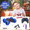 RC Stunt Cars, Remote Control Car 2.4Ghz Stunt Car with Double Sided 360-degree Flips Rotating Car Toy, Rechargeable 4WD Off Road RC Car Toys for Kids 3 4 5 6 7 8-12 Year Old Boys Girls Birthday Gift