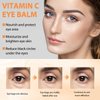 Revive + Glow Vitamin C Eye Balm (0.14 oz),Moisturizing & Hydrating Eye Cream, Brightening and Reducing Dark Circle, Firming Eye Cream (2 PCS)