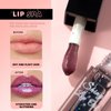 Easilydays Black Color Changing Lip Oil, Magic Shimmer Tinted Lip Gloss Plumping Glitter Big Brush Ph Changing Lip Oil, Longlasting Nourishing Lip Glow Oil Non-Sticky Lip Balm for Lip Care&Dry Lips