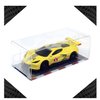 Eichi-W 20PCS Car Display Case, 1/64 Scale Vehicle Model Display Boxes with Race Track Cases Clear Plastic Toy Car Model Display Boxes for Hot Wheels and Matchbox,1.6x1.2x3.4 inch