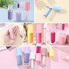 oruola 6pcs Empty Lip Gloss Tubes,Lip Gloss Tubes,6 ml Clear Lip Gloss Containers with Wand Cuticle Oil Dispenser,Refillable Transparent Lip Gloss Bottles for Women Girls DIY Makeup (Colorful)