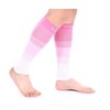 Doc Miller Calf Compression Sleeve Men and Women 20-30 mmHg, Shin Splint Compression Sleeve for Varicose Veins and Maternity 1 Pair ( Pink Pink White, Small)