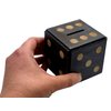 Puzzle Box Enigma Dice Cube - Money and Gift Holder in a Wooden Magic Trick Lock with Hidden Compartment Piggy Bank Brain Teaser Game (Black)