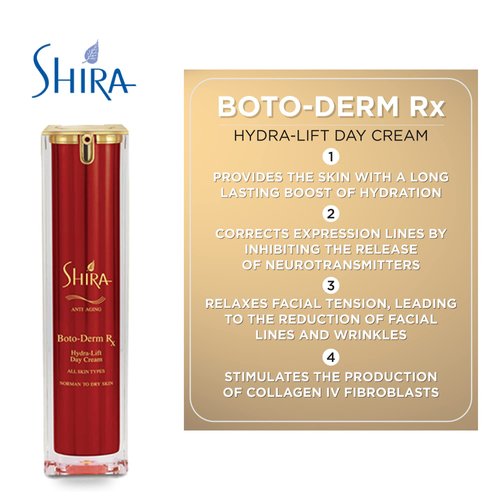 Shira Boto-Derm Rx Anti Aging Hydra-Lift Day Cream 1.35 fl oz