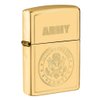 Custom Personalized Zippo High Polish Brass US Army Windproof Lighter Free Engraving #49314