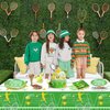 Tennis Party Supplies for 20 Guests, Disposable Tableware Set Includes Tennis Plates, Napkins, Forks, Tennis Tablecloth for Men Women Kids Tennis Birthday Party Decor, Sports Themed Party Supplies
