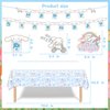Kawaii Birthday Party Decorations, Cute Dog Party Supplies Include Banner, latex Balloons, Hanging Swirls, Foil Balloon, Cake Cupcake Toppers, Tablecloth for Kids Kawaii Theme Party