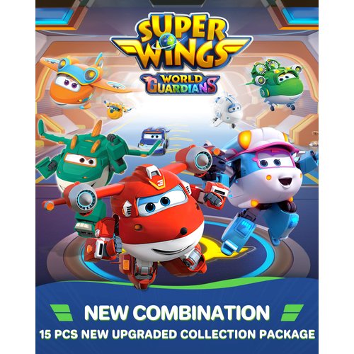 Super Wings Transformer Toys 2 inch Airplane Toys 15 Pack Mini Action Figures with Real Mobile Wheels for Kids 3 4 5 6 7 8+ Birthday Party Supplies for Preschool Boys and Girls