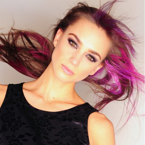 Colorme Root Touch Up Temporary Hair Mascara to color and Blend Semi Permanent Dye regrowth. Washes Out (ORCHID)