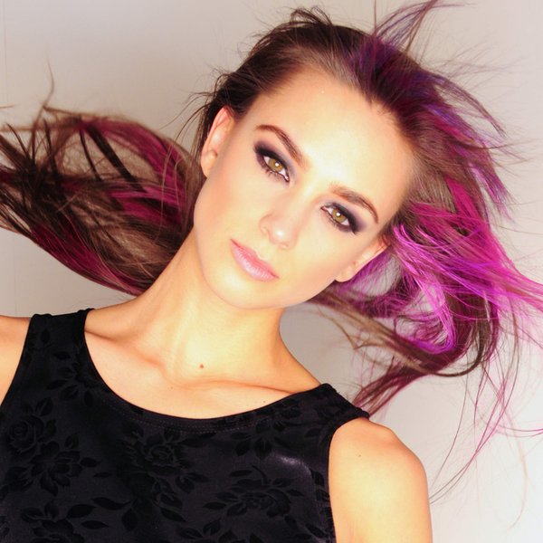 Colorme Root Touch Up Temporary Hair Mascara to color and Blend Semi Permanent Dye regrowth. Washes Out (ORCHID)