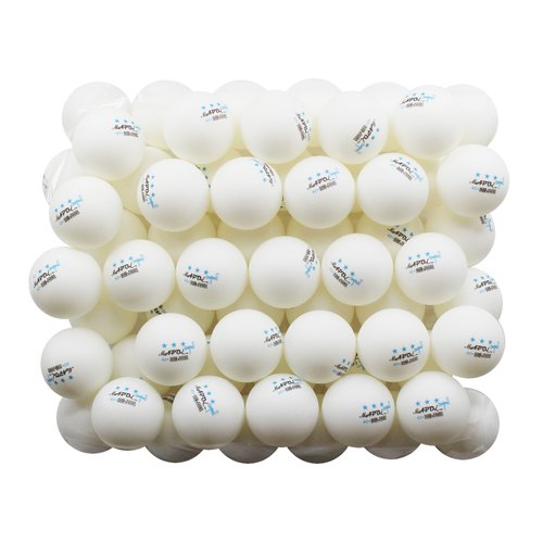 MAPOL 50 White 3-Star Table Tennis Balls Premium Training Ping Pong Balls