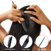 WOWANGEL 4PCS Hair Styling Set - Teasing Brush, Rat Tail Comb, Dual Edge Brush for Brushing, Combing, and Slicking, with Elastic Band - Black
