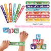 TigerTwinkle Unicorn Party Favors Supplies for Kids Birthday Gift Bags Including Slap Bracelets Mask Rings Keychains Stamps Tattoos Stickers (Unicorn A, Count, 1)